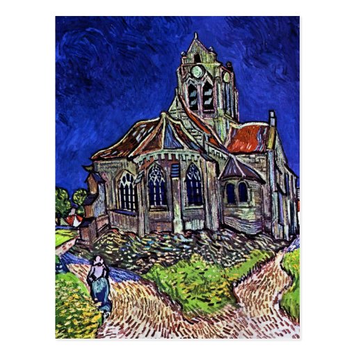 The Church at Auvers by Vincent van Gogh 1890 Postcard | Zazzle