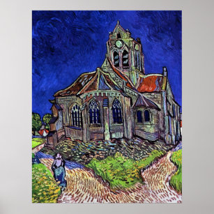 The Church at Auvers by Vincent van Gogh 1890 Poster