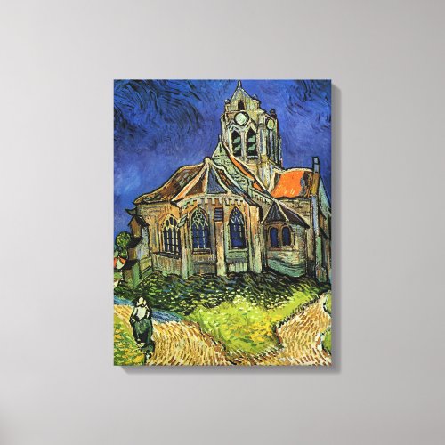 The Church at Auvers by Vincent van Gogh Canvas Print