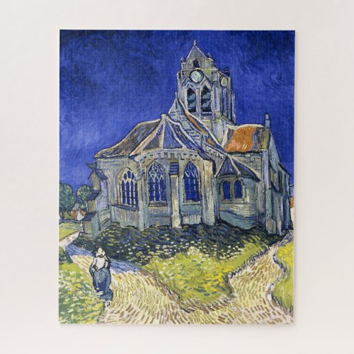 The Church at Auvers  by Vincent Van Gogh  Jigsaw Puzzle