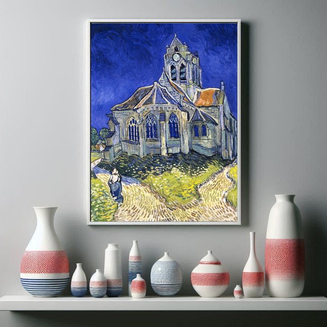 The Church at Auvers,  by Vincent Van Gogh  Poster (Creator Uploaded)