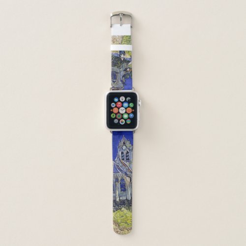 The Church at Auvers Van Gogh Apple Watch Band