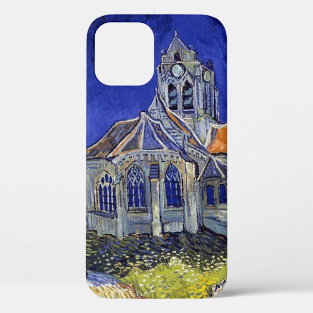 The Church at Auvers, Van Gogh Case-Mate iPhone Case (Back)
