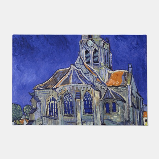 The Church at Auvers, Van Gogh Doormat (Front)