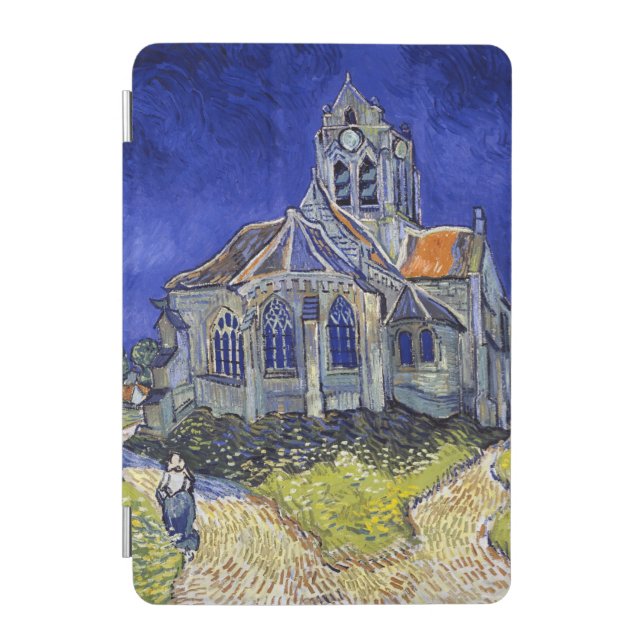 The Church at Auvers, Van Gogh iPad Mini Cover (Front)