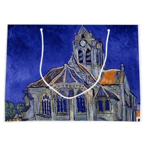 The Church at Auvers Van Gogh Large Gift Bag