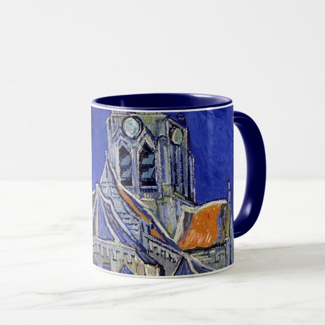 The Church at Auvers, Van Gogh Mug (Front Right)