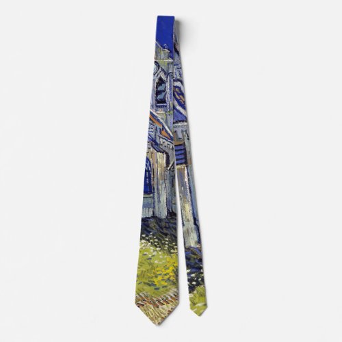 The Church at Auvers Van Gogh Neck Tie