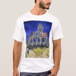 The Church at Auvers, Van Gogh T-Shirt<br><div class="desc">Vincent Willem van Gogh (30 March 1853 – 29 July 1890) was a Dutch post-impressionist painter who is among the most famous and influential figures in the history of Western art. In just over a decade, he created about 2, 100 artworks, including around 860 oil paintings, most of which date...</div>