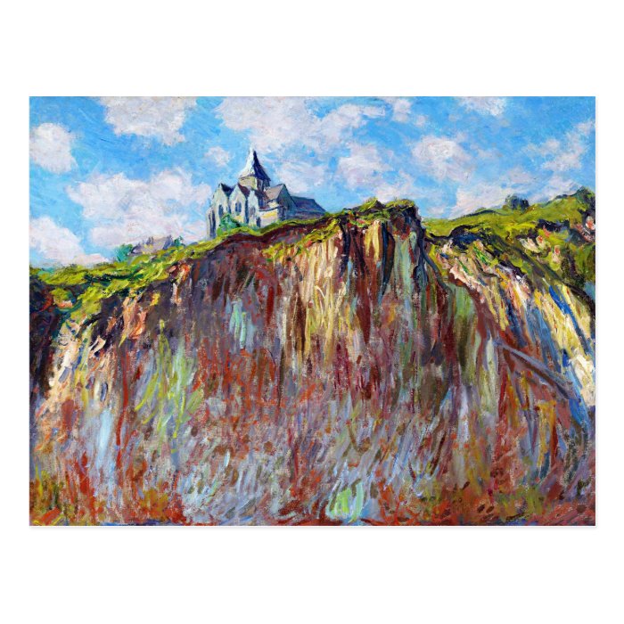 The Church at Varengeville, 1882 Claude Monet cool Post Cards