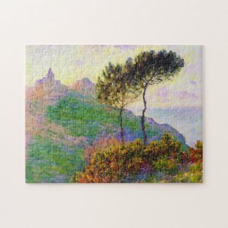 The Church at Varengeville against the Sunset art Jigsaw Puzzle