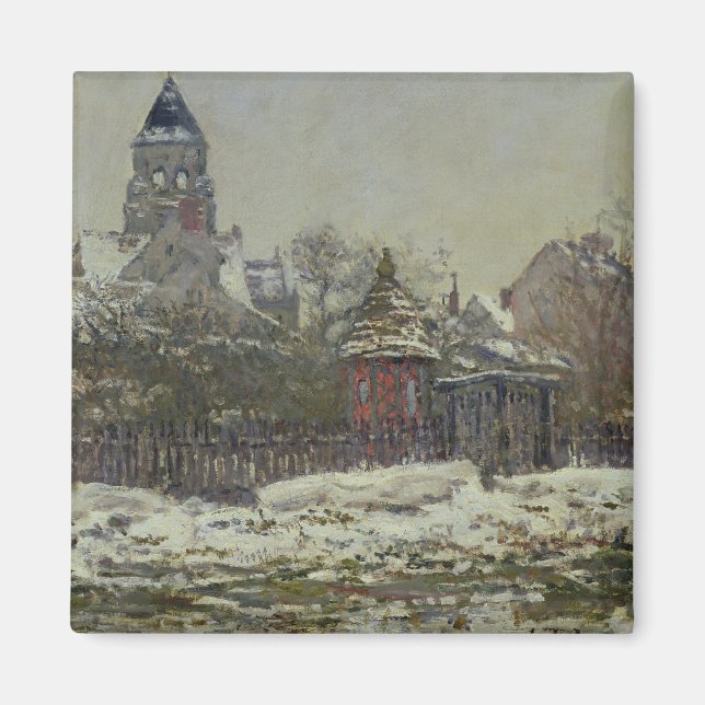 The Church at Vetheuil, 1879 Magnet (Front)