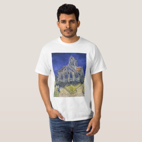 The Church in Auvers by Vincent van Gogh T_Shirt