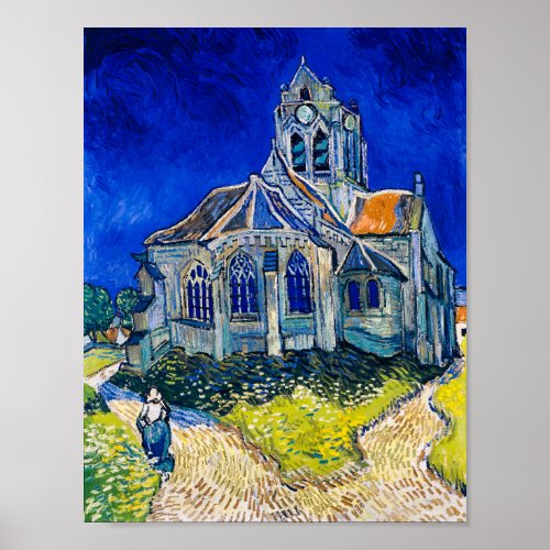 The Church in Auvers_sur_Oise by Vincent van Gogh Poster