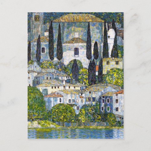 The Church in Cassone Gustav Klimt Postcard