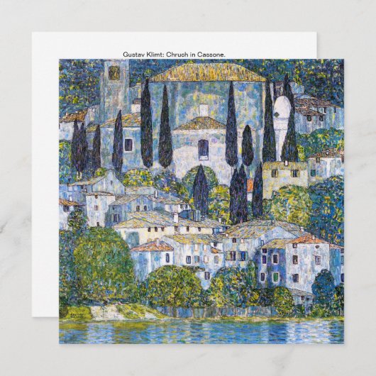 The Church in Cassone | Gustav Klimt | Poster (Front/Back)