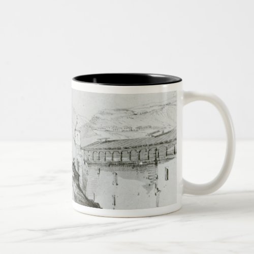 The Church of San Francisco Valparaiso 1834 Two_Tone Coffee Mug