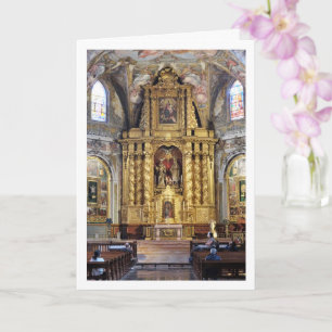 The Church of San Nicolás, Valencia City, Spain Card