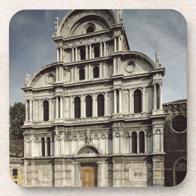 The Church of San Zaccaria, 1480-1500 (photo) Beverage Coaster (Front)