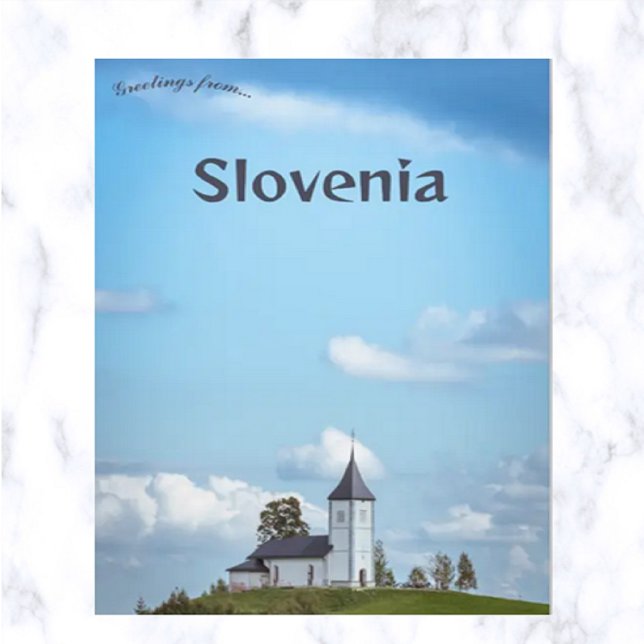 The Church Of St Primoz in Jamnik Slovenia Postcard (Creator Uploaded)