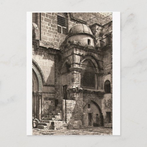 The Church of the Holy Sepulchre in Jerusalem Postcard