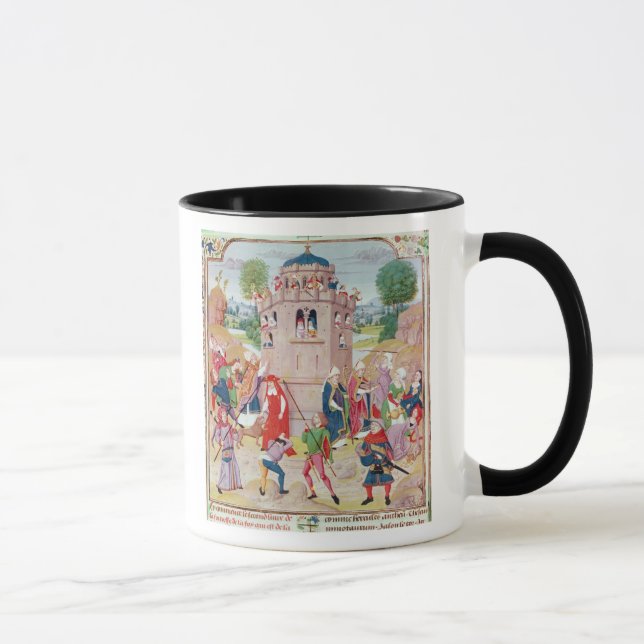 The Church under attack from heretics, Flemish Mug (Right)