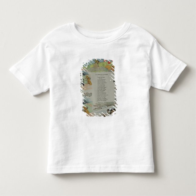 The Cicada and the Ant from the Fables Toddler T-shirt (Front)