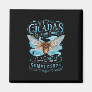 The Cicada Reunion U.S Tour 2024 Cicada Concert  Magnet