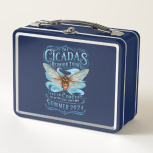 The Cicada Reunion U.S Tour 2024 Cicada Concert  Metal Lunch Box