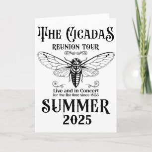 The Cicadas Reunion Tour Summer 2025 Entomologist Card