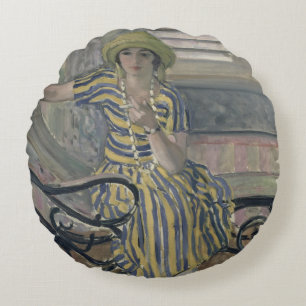 The Cigarette Round Pillow