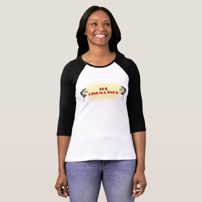 The Cinema Snob Logo - Women's 3/4 Sleeve T-Shirt (Front Full)