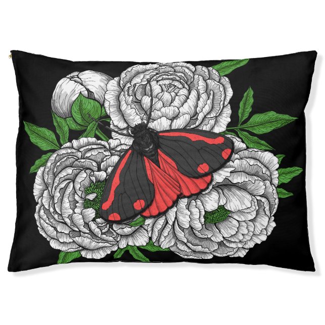 The cinnabar moth pet bed (Front)