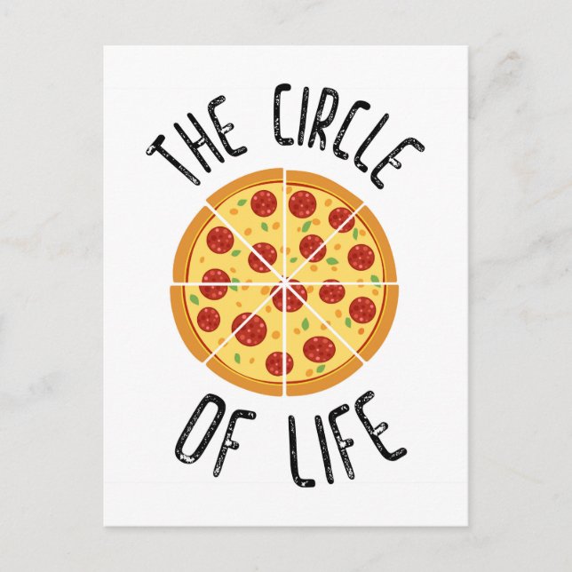 The Circle Of Life Funny Quote Postcard (Front)
