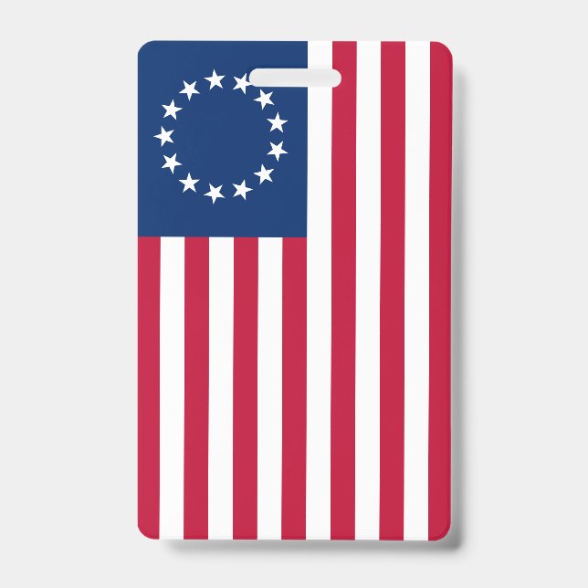 The Circle of Stars, American Flag by Betsy Ross Badge (Front)
