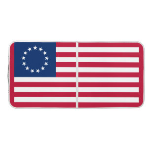 The Circle of Stars, American Flag by Betsy Ross Beer Pong Table