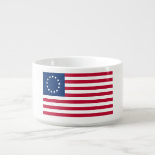 The Circle of Stars, American Flag by Betsy Ross Bowl