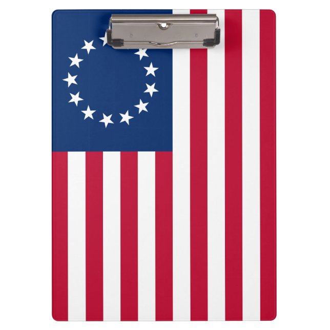 The Circle of Stars, American Flag by Betsy Ross Clipboard (Front)