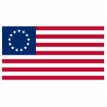 The Circle of Stars, American Flag by Betsy Ross Cutout<br><div class="desc">The Circle of Stars: The year was 1776, and the colonies were on the verge of declaring their independence from Great Britain. A committee was formed to design a flag that would represent the new nation, and they sought the help of a skilled seamstress named Betsy Ross. - Ross was...</div>