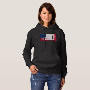 The Circle of Stars, American Flag by Betsy Ross Hoodie
