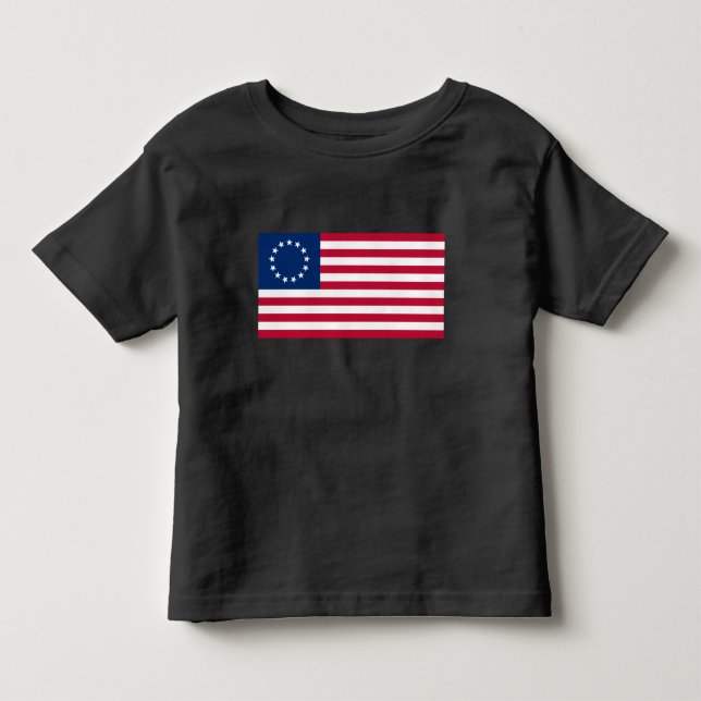 The Circle of Stars, American Flag by Betsy Ross Toddler T-shirt (Front)