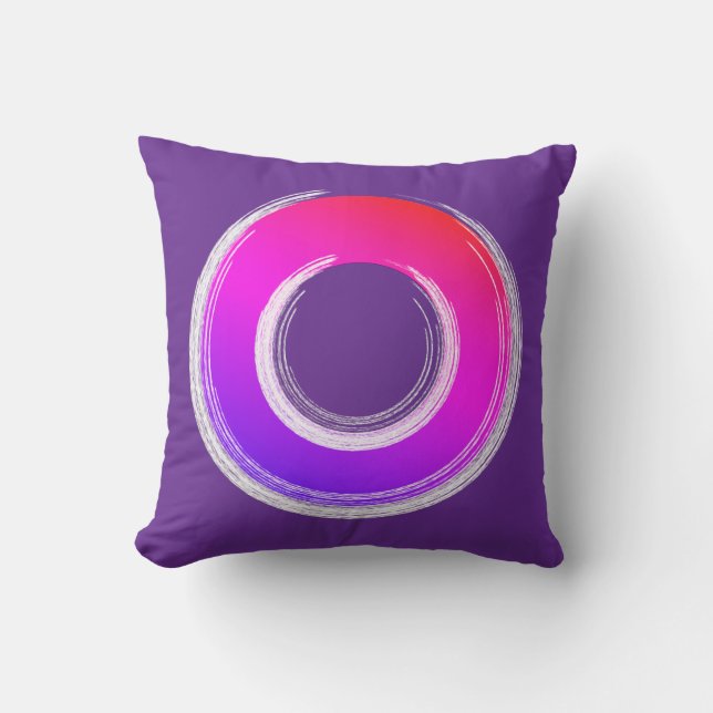 The Circle Throw Pillow (Front)