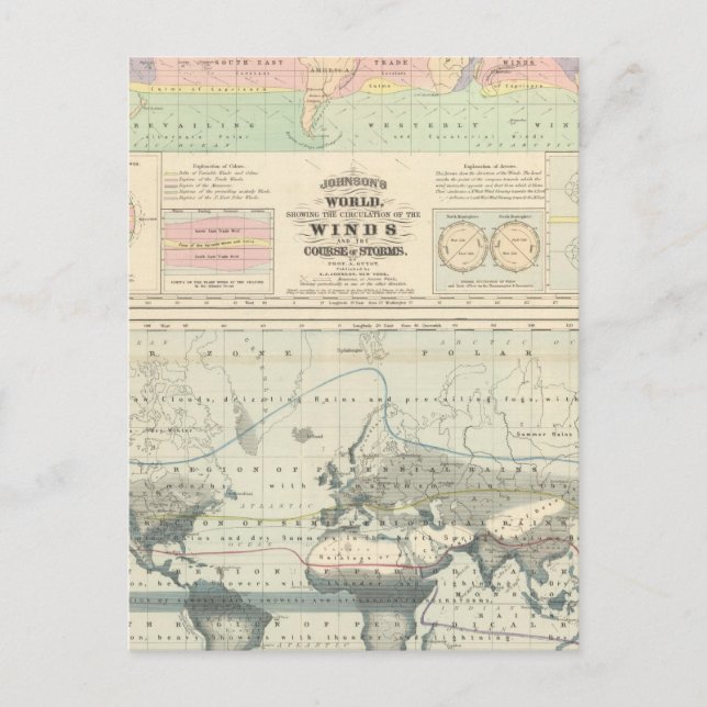 the Circulation of the Winds Postcard (Front)