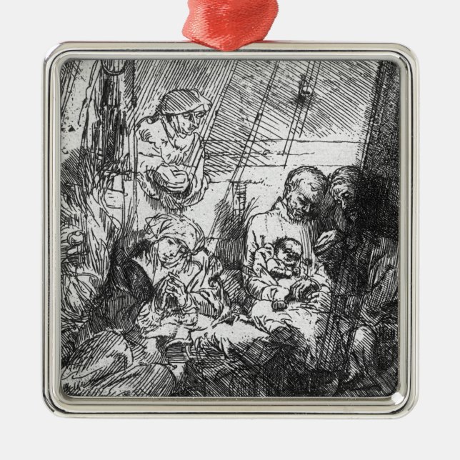 The Circumcision, 1654 Metal Ornament (Front)