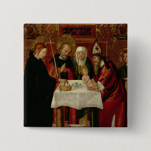 The Circumcision Presentation in the Temple Pinback Button