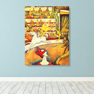 The Circus by Georges Seurat, Vintage Fine Art Canvas Print