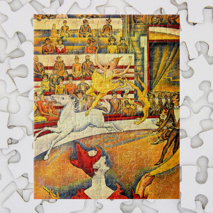 The Circus by Georges Seurat, Vintage Fine Art Jigsaw Puzzle