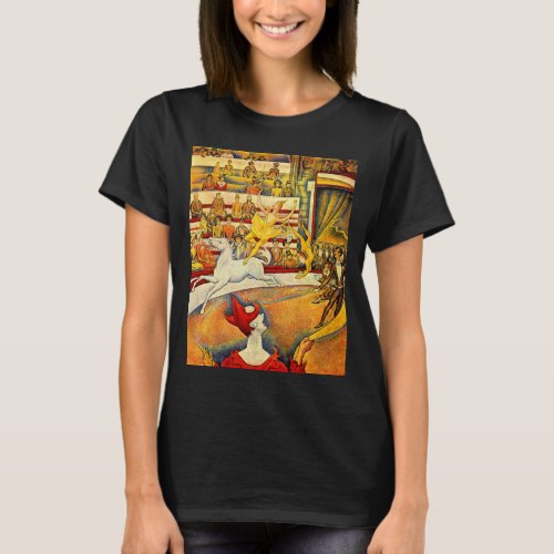 The Circus by Georges Seurat Vintage Fine Art T_Shirt