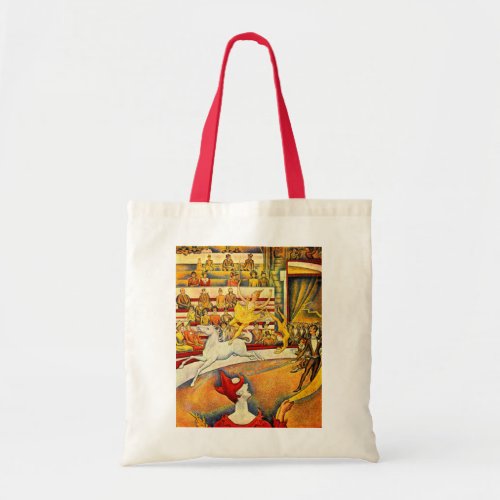 The Circus by Georges Seurat Vintage Fine Art Tote Bag