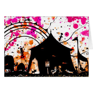 the circus came to town cards